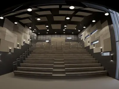 Arts Theatre Auditorium  3D model