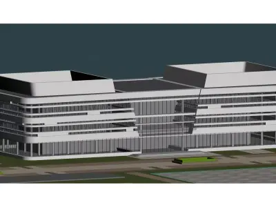 Modern Office Building 3D model