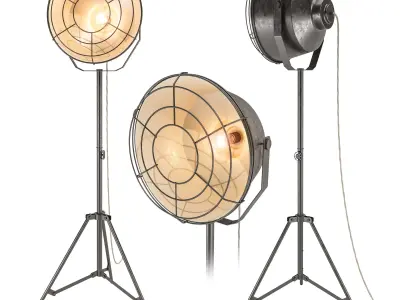 FLOOR LAMP LUSSOLE SUBMARINE 3D model