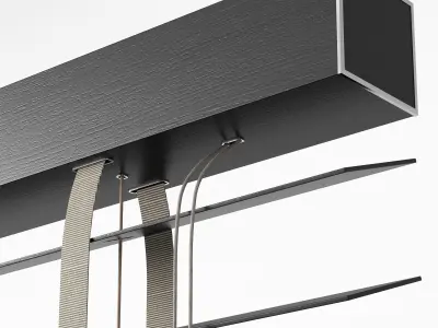 Wooden Blinds Set 13 3D model