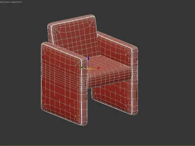 Kelsie Dining Chair 3D model