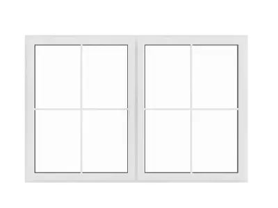 White Window 10 3D model