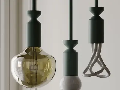 FILD and Plumen STICK Lamp 3D model