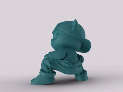 Street Style Kitty - Cool Decorative Figurine 3D print model