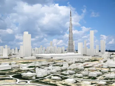 Business Bay Dubai United Arab Emirates 3D model