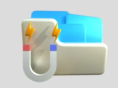 3D app web Icon Low-poly 3D model-07 Low-poly 3D model