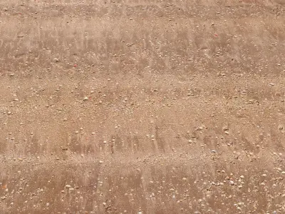 Sand Beach 03 PBR Low-poly 3D model