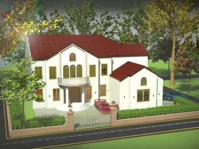 Family House 3D model