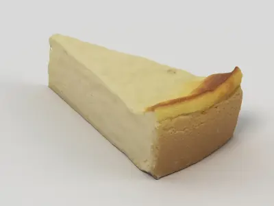 Cheesecake Slice 3D model