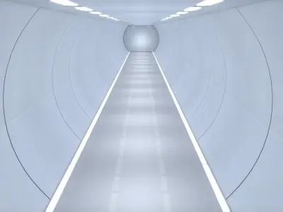 Sci Fi Corridor 3D model