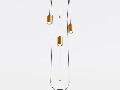 Odeon Light Lucas 3898 chandelier 3D model