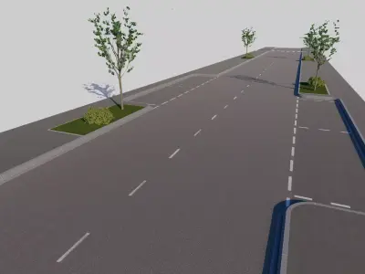 Routes 3D model
