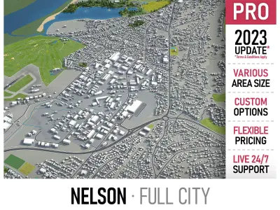 Nelson  Low-poly 3D model