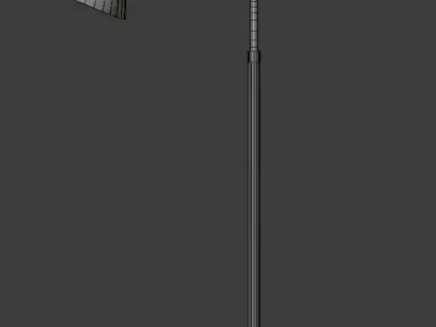 Cylinder task floor lamp 3D model Free 3D model
