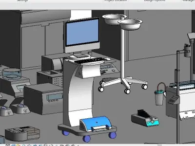 Medical Revit Families 2015 3D model