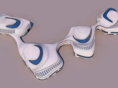 0104 - Organic Building 3D model