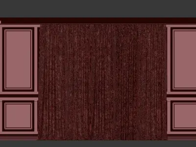 Curtain Set 76 3D model