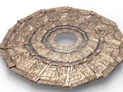 Greek medusa ring 1 3D model