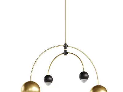Willow Chandelier 3D model