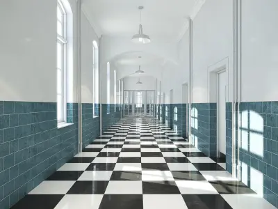 Asylum Mental Hospital 3D model