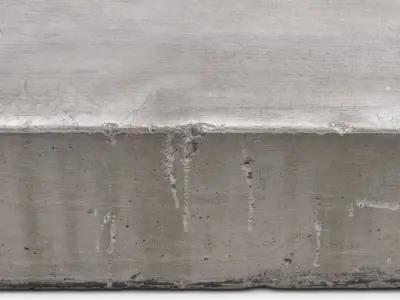 Concrete Slab - 16K Scan Low-poly 3D model