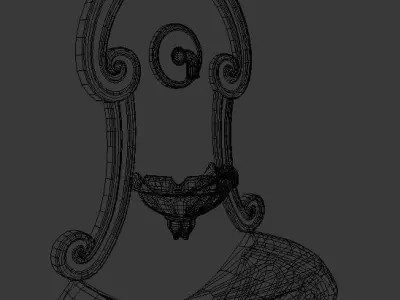 The Fountain ornate water 3D model