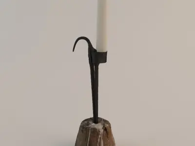 1800s Candelabra 3D model