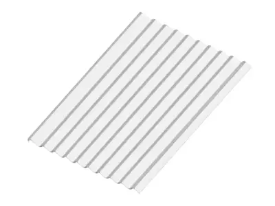 Transparent Asbestos Sheet 3D model