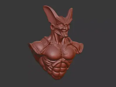 Guyver Head Bust 3D Model - STL Printable Sci-Fi Robot 3D print model