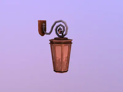 Stylize- Lantern Low-poly 3D model