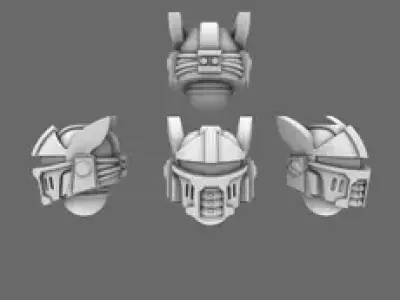 Space Knights V10 Helmet Type 251003 3D print model