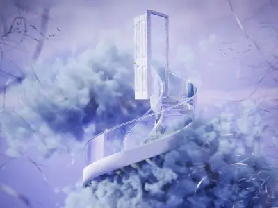 Heaven Gates 3D Scene 3D model