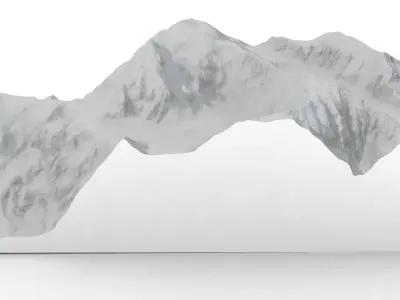 Mount Denali 3D model
