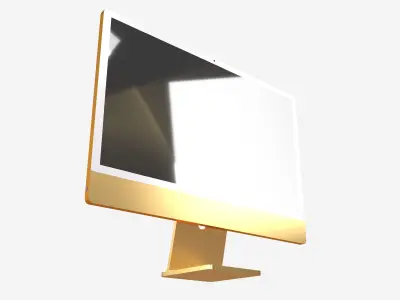 Apple imac 2021 v1 002 Low-poly 3D model