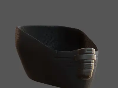 Gas mask helmet 3d model scifi Low-poly  Low-poly 3D model 287