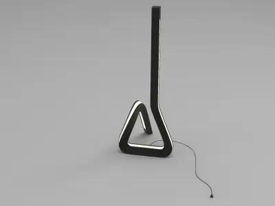 West Floor Light Low-poly 3D model