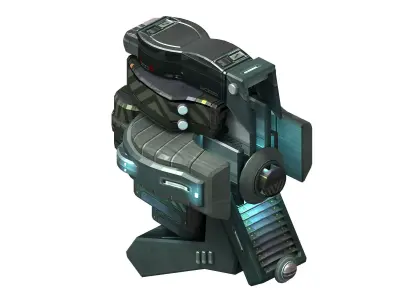 Spaceship - Port of Call - Object 01 3D model