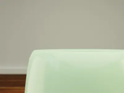 Decorative Two Material Vase Low-poly 3D model