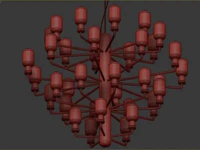 Normann Copenhagen Amp chandelier 3D model
