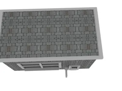 Simplistic shop Free low-poly 3D model