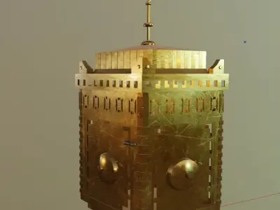 Ancient Lamp Free 3D model