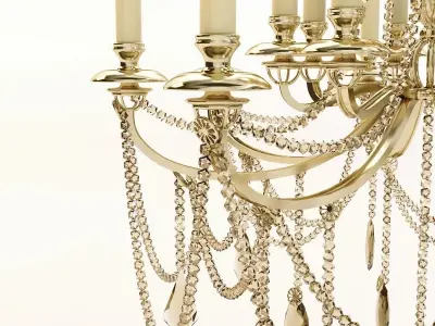 Classic Chandelier 5 3D model