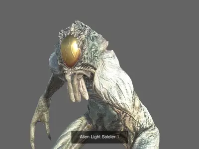 Alien Invasion 3D Model Pack