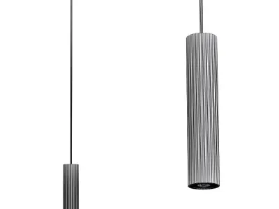 PROLIX pendant light in brass 3D model