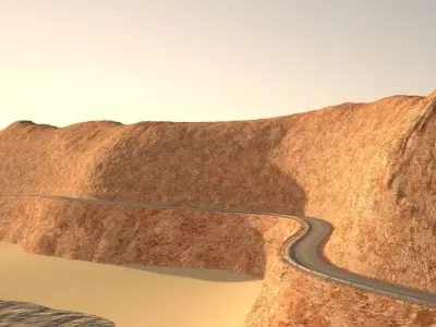 coast road 3D model