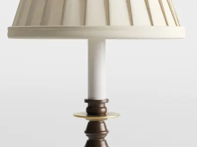 Barley Twist Candlestick Table Lamp by Vaughan Designs 3D model