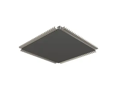 Chip v1 006 Low-poly 3D model
