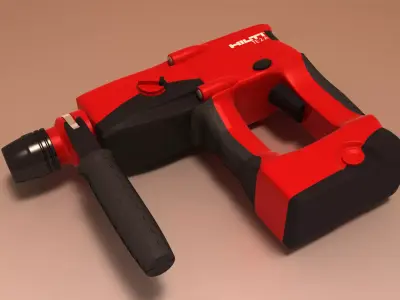 Hilti TE2A battery drill 3D model
