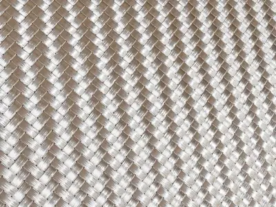 Silver Metal Weave Transparent PBR Seamless Texture