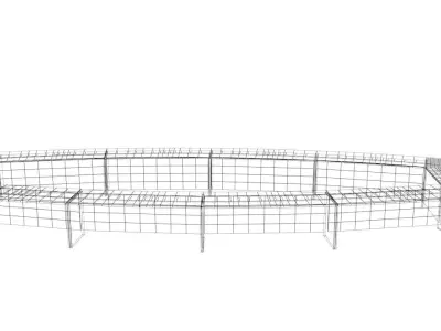 Meeting chair Low-poly 3D model